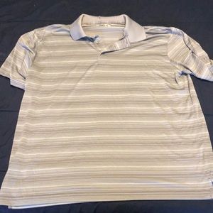 Men’s Polo T-Shirt; Striped.